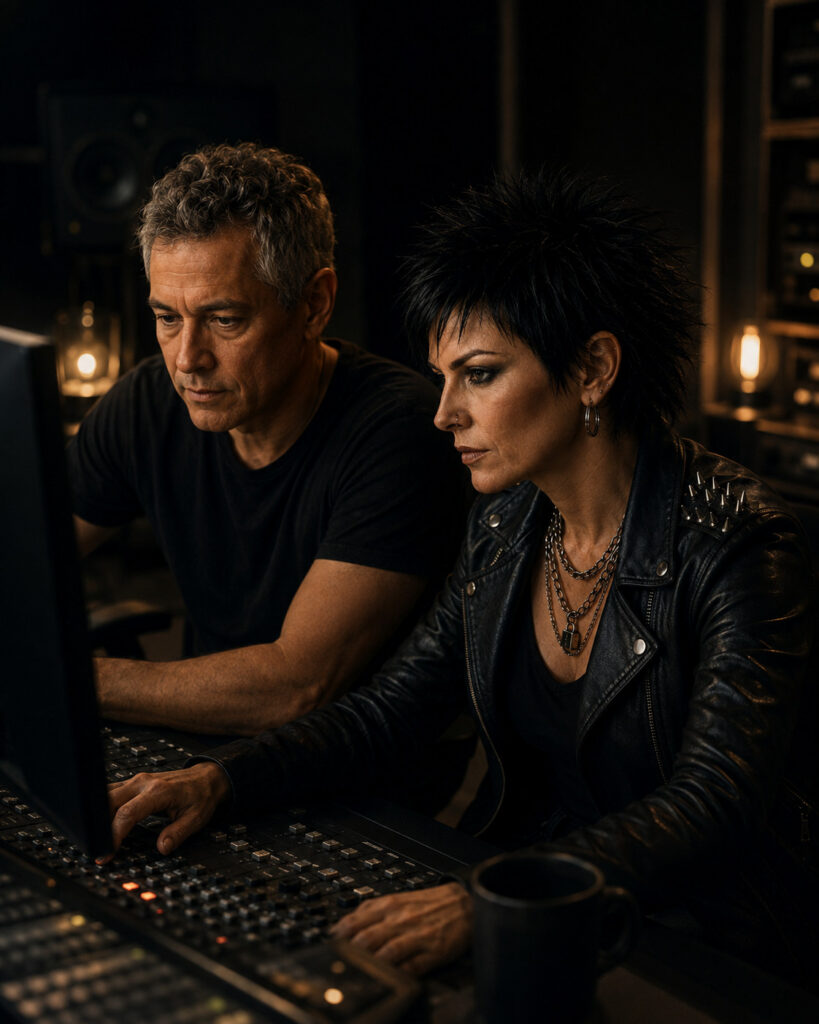 YLSHAA and Yan Lohendra working together in the studio